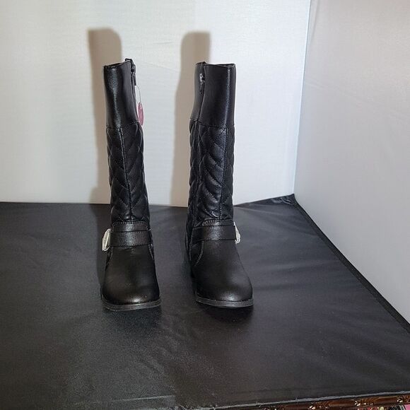 BRAND NEW SO MEMORY FOAM COMFORT AND SUPPORT AURORAA BLACK KID BOOT - Picture 4 of 13